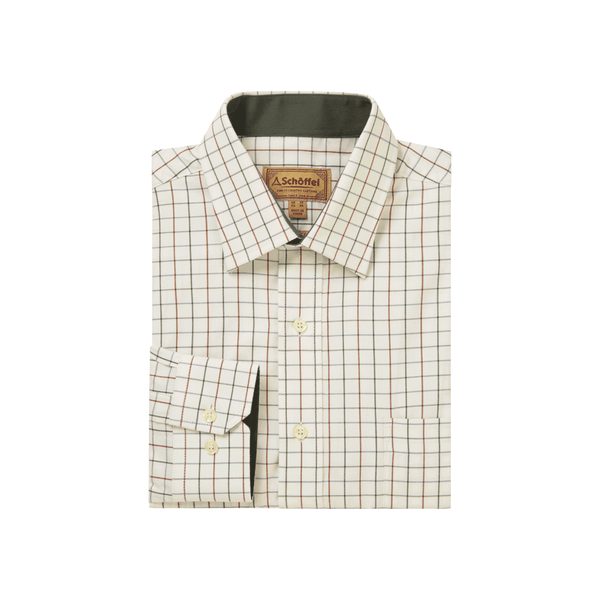 Burnham Tattersall Classic Shirt   - Woodland