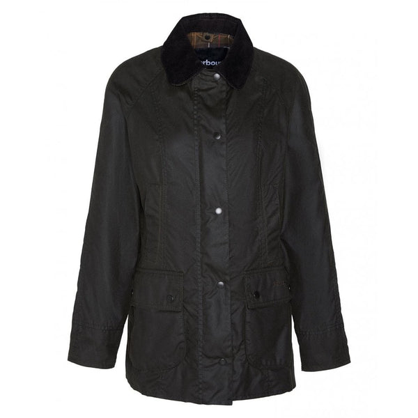 Classic Beadnell Wax Jacket in Olive