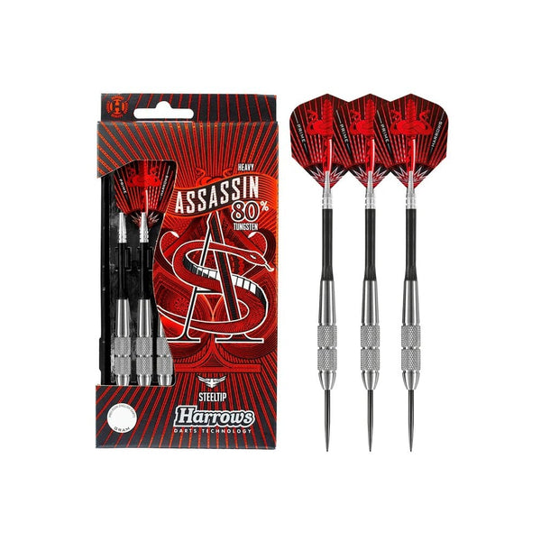 Assassin Knurled Heavy 80% Tungsten Steel Tip Darts