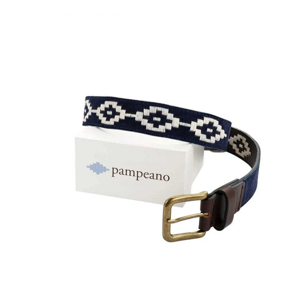Confianza Pampeano Belt - Navy Suede