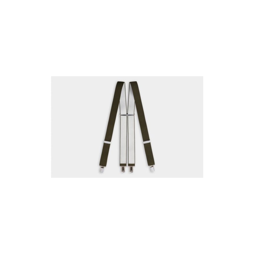 Clip On Plain Braces-Khaki