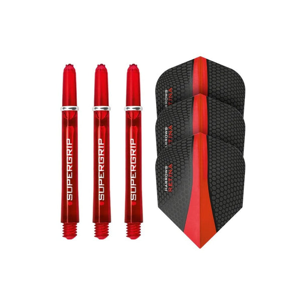Twin Pack of Flights and Shafts in Retina-Red