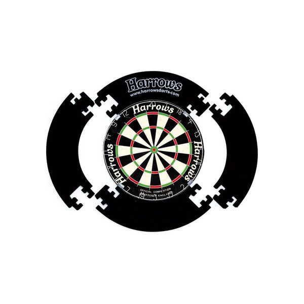 4 Piece Dartboard Surround Protector in Black