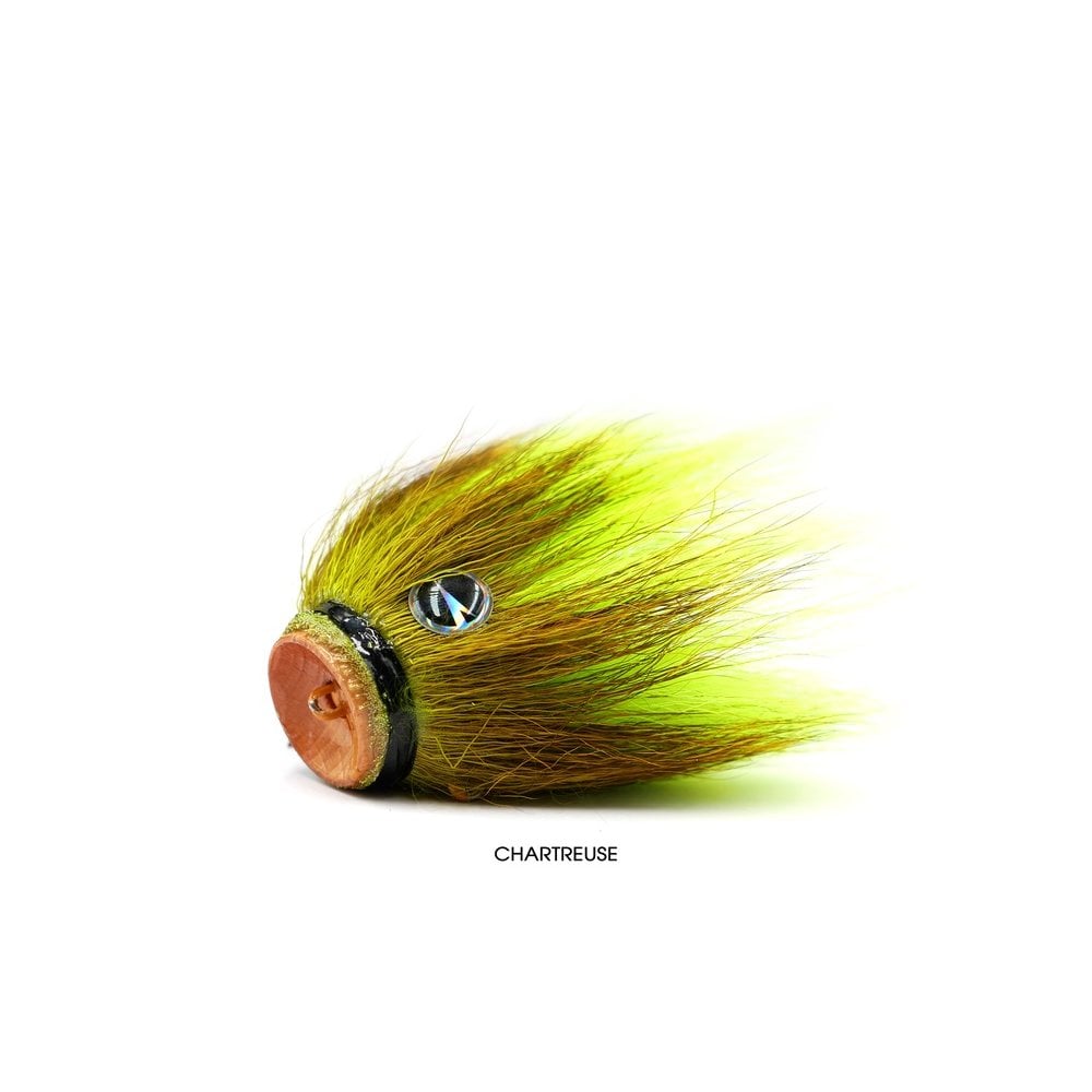 Mustache Shallow Lure in Chartreuse Pattern