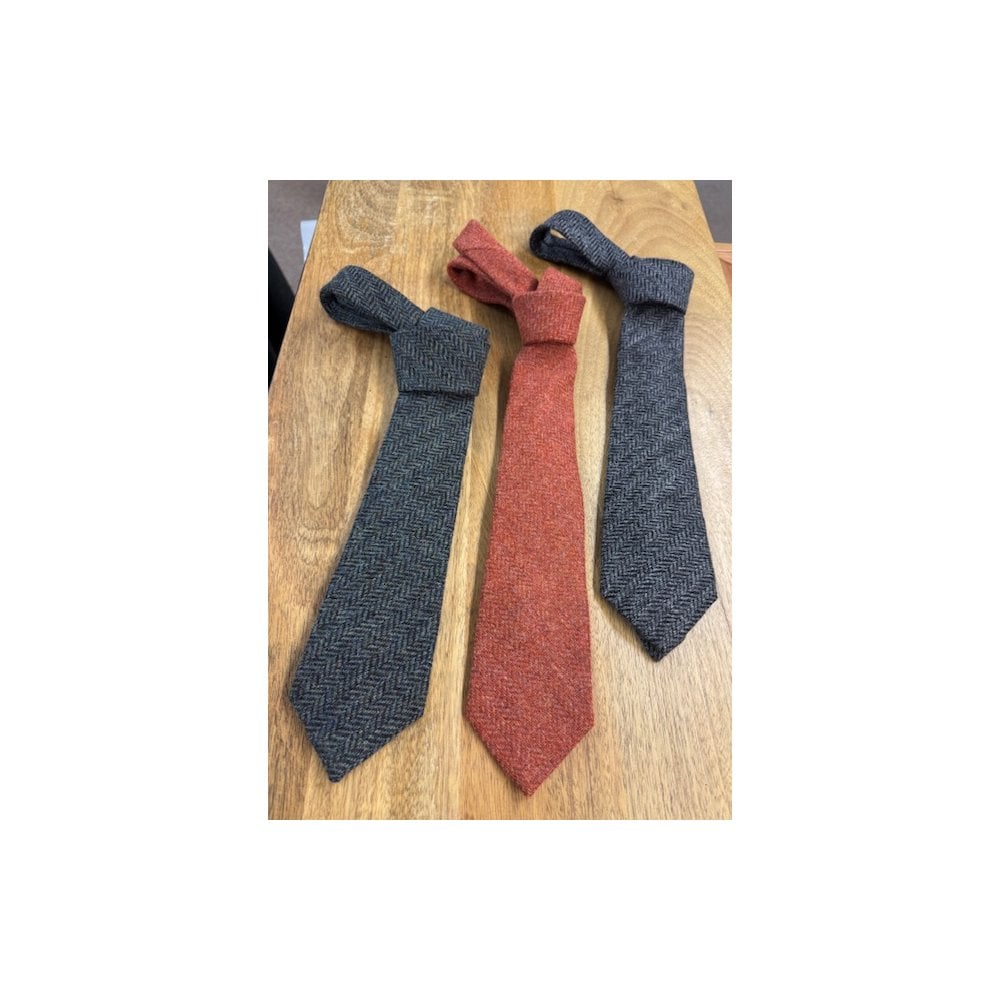 Herringbone Tweed Tie