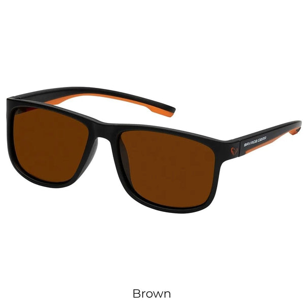 Savage 1 Polarized Sunglasses with Brown Lenses