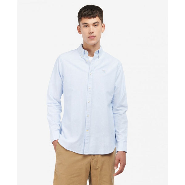 Striped Oxtown Tailored Shirt - Sky Blue