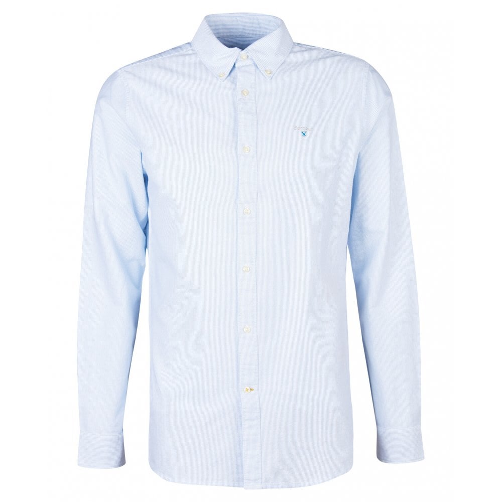 Striped Oxtown Tailored Shirt - Sky Blue