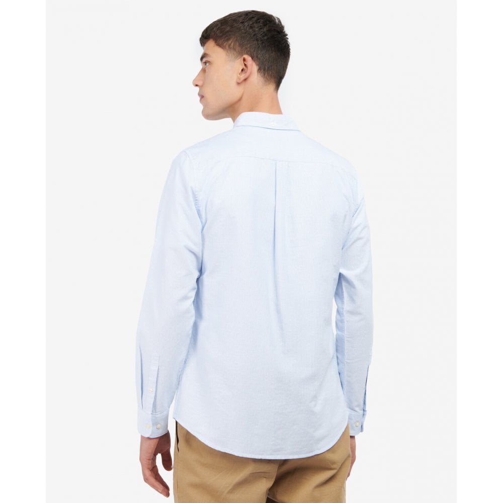 Striped Oxtown Tailored Shirt - Sky Blue