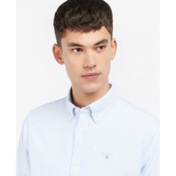 Striped Oxtown Tailored Shirt - Sky Blue