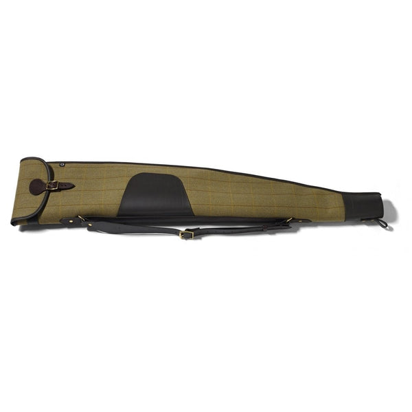 Helmsley Green Tweed Rifle Slip with Flap & Zip