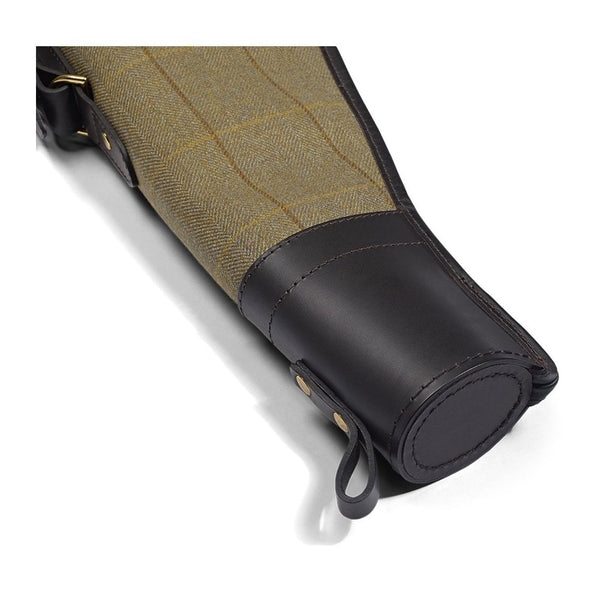 Helmsley Green Tweed Rifle Slip with Flap & Zip