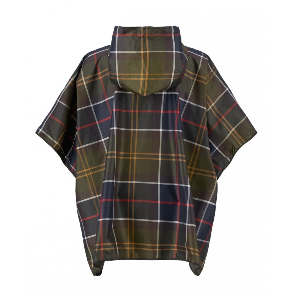 Tartan Showerproof Poncho in Classic