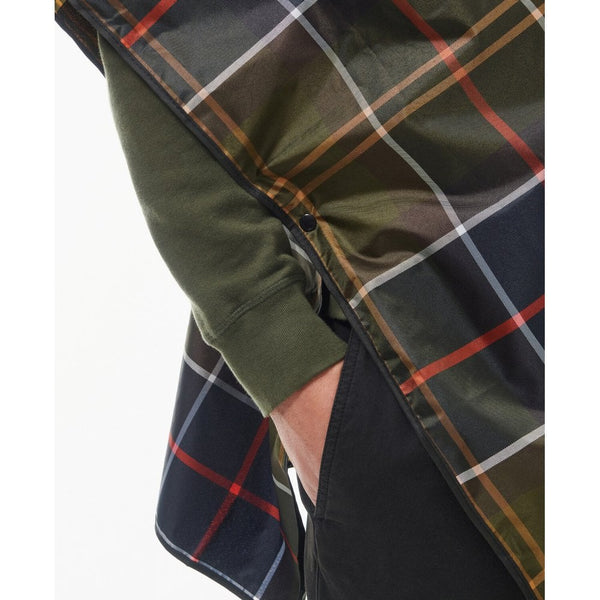 Tartan Showerproof Poncho in Classic