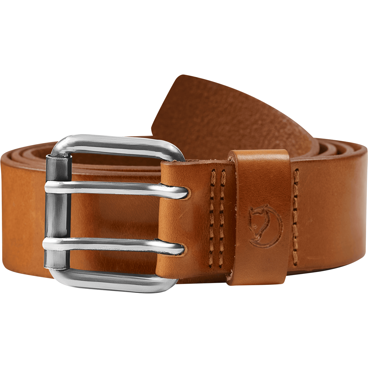 Singi 2 Pin Leather Belt in Cognac
