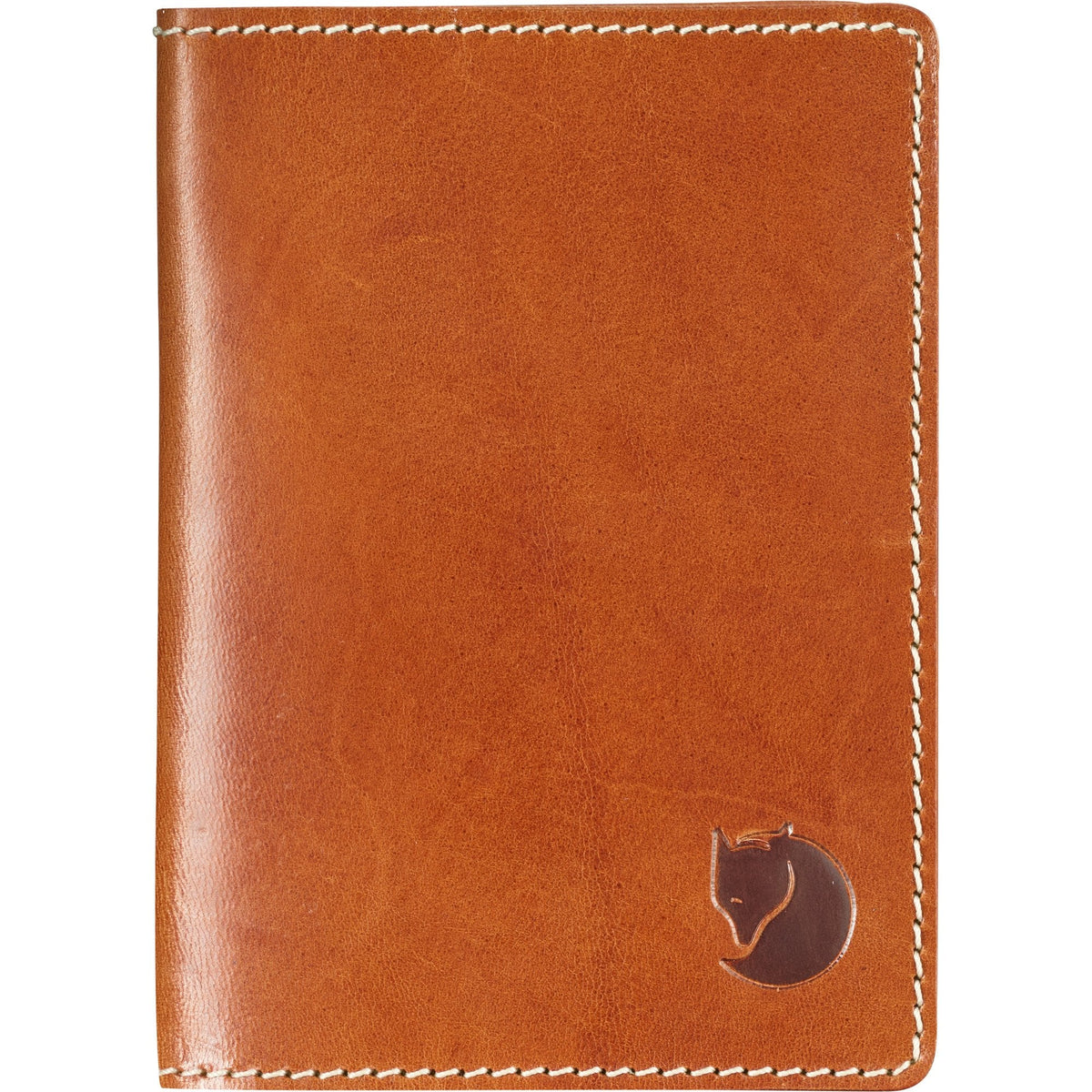 Leather Passport Cover - Cognac