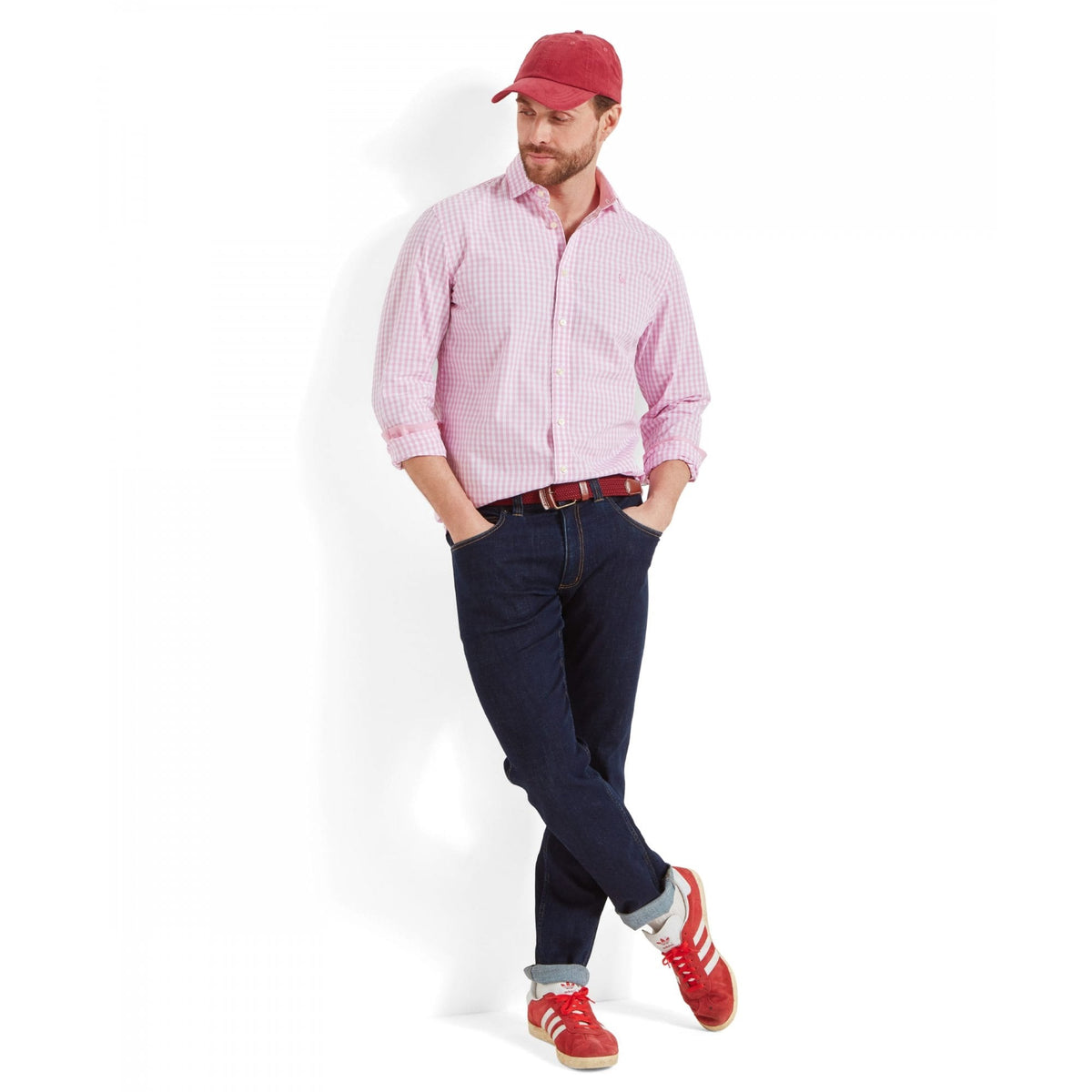 Thorpeness Tailored Shirt - Pink Check