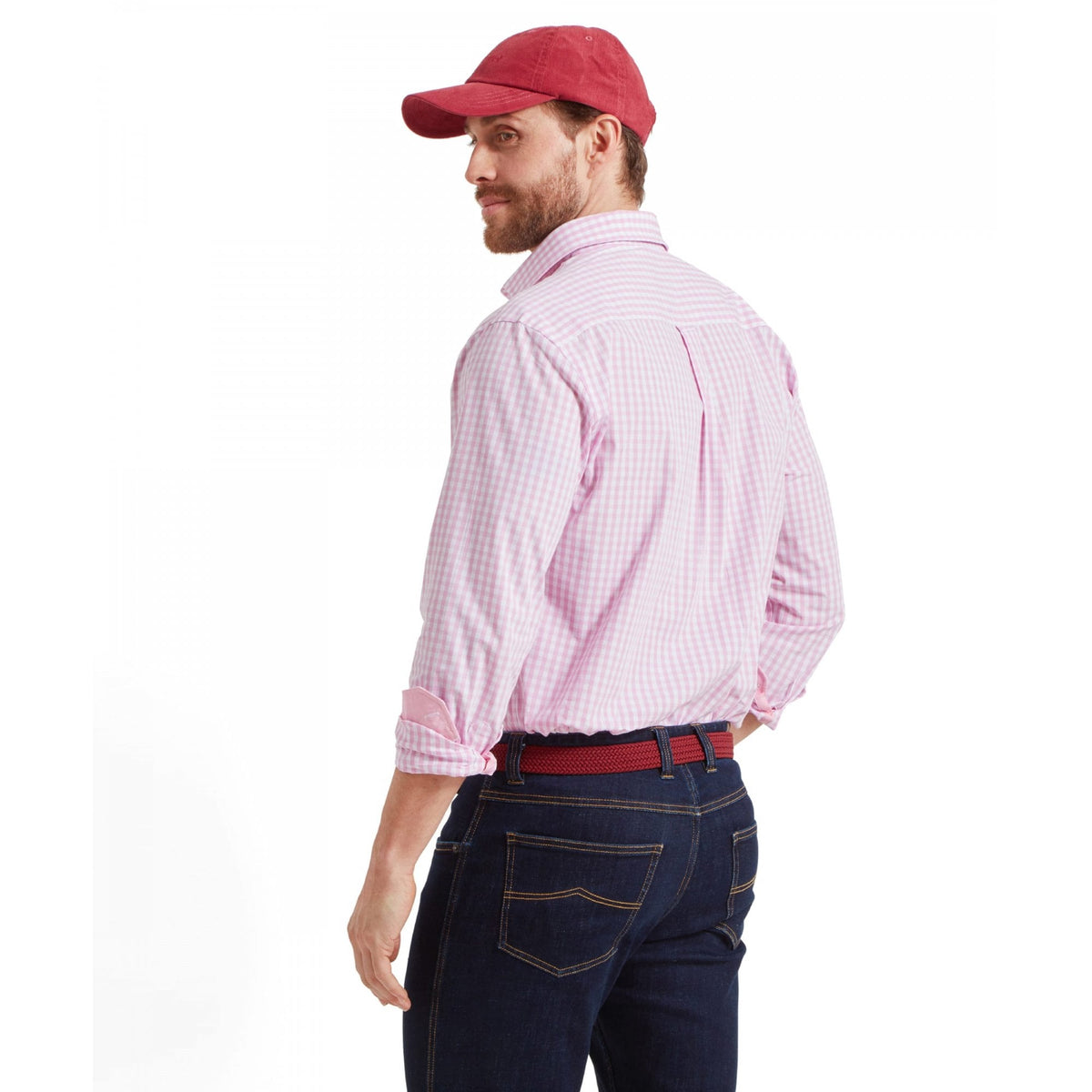 Thorpeness Tailored Shirt - Pink Check