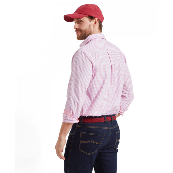 Thorpeness Tailored Shirt - Pink Check