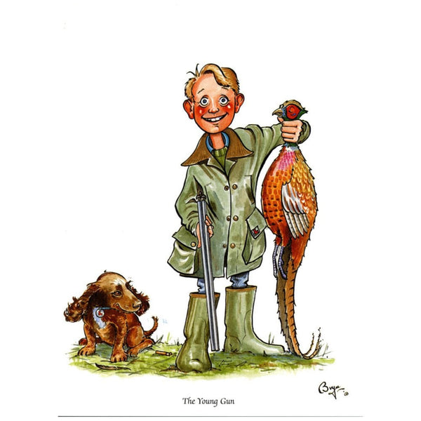 The Young Gun by Bryn Parry Greeting Card