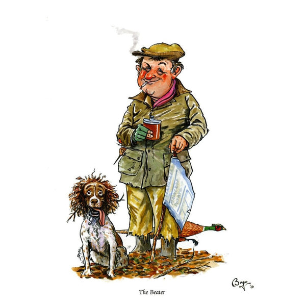The Beater by Bryn Parry Greeting Card