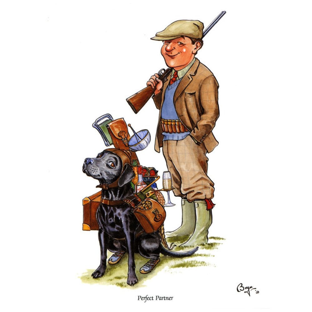 Perfect Partner by Bryn Parry Greeting Card
