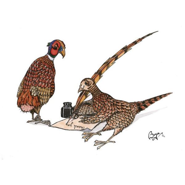 Thank You Letter by Bryn Parry Greeting Card