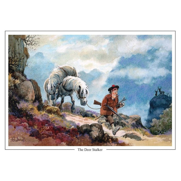 The Deer Stalker by Norman Thelwell Greeting Card
