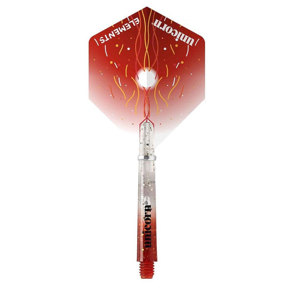 Gripper 4 Elements Two-Tone Flight & Shaft Combo Pack in Firestorm