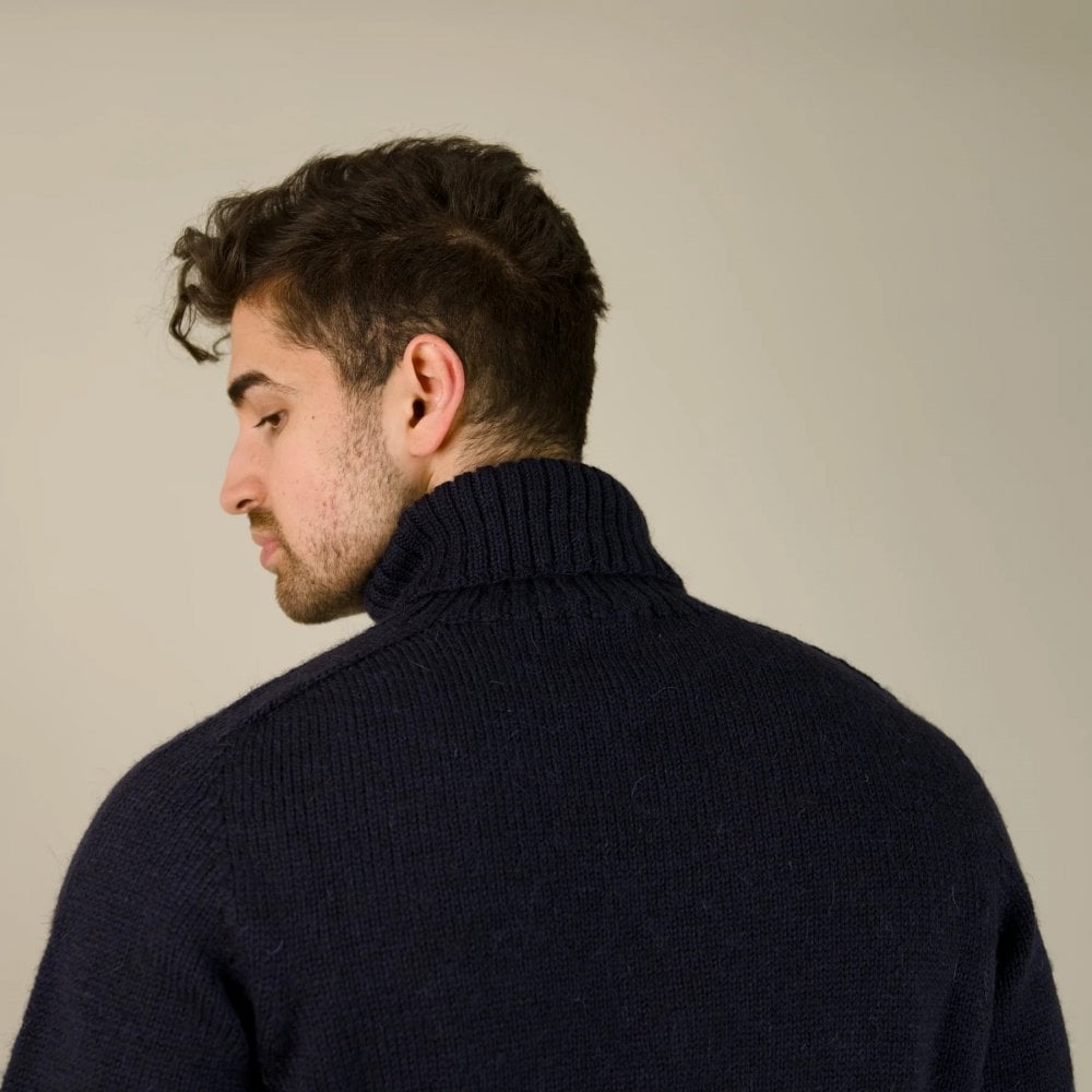British Wool Sweater- Submariner - Navy