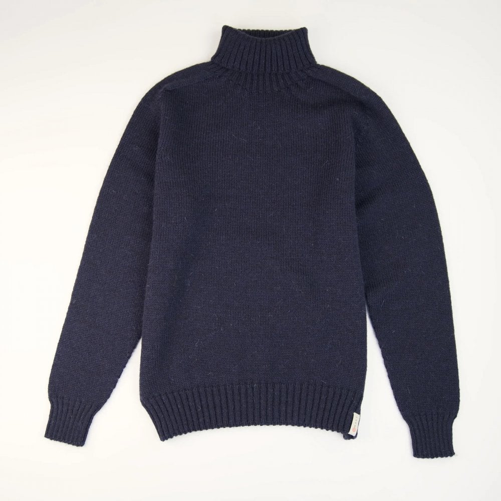 British Wool Sweater- Submariner - Navy