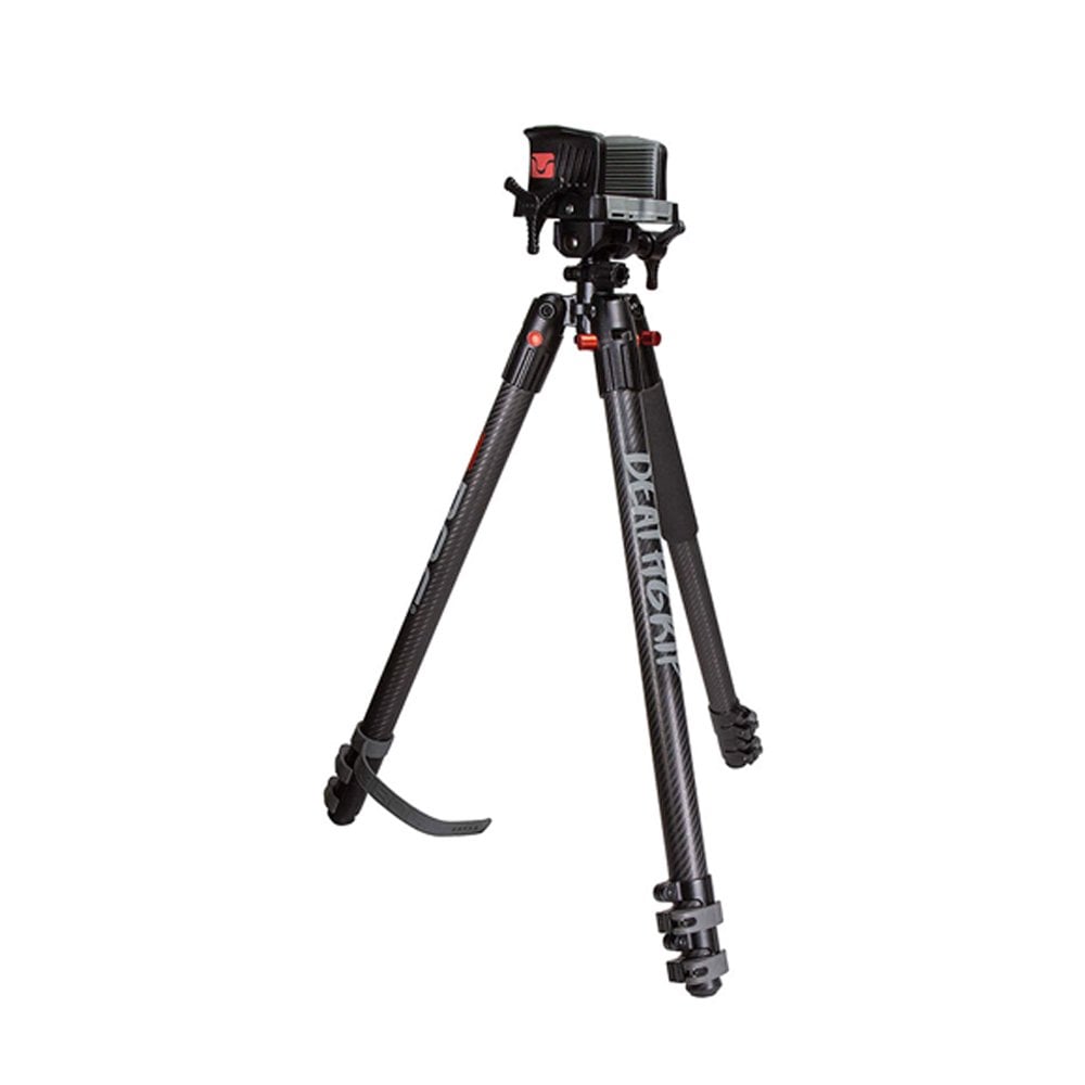 Deathgrip Clamping Carbon Fibre Tripod Shooting Stick/Carry Bag Combo