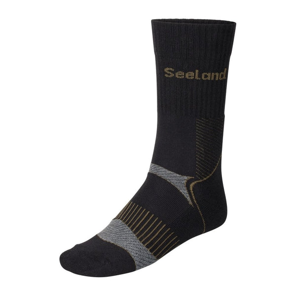 Field Coolmax Sock – 2Pack - Black/Dark Grey