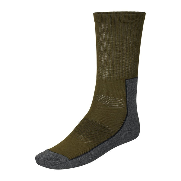 Field Sock - 3Pack - Pine Green/Dark Grey