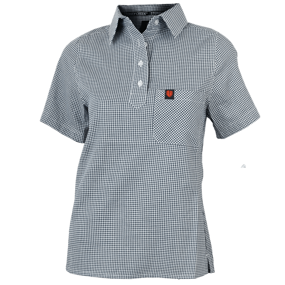 Checkmate Shirt - Navy Gingham