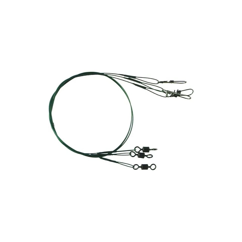Wire Leader Snap Tackle Traces 12 Inch in 3 Pack