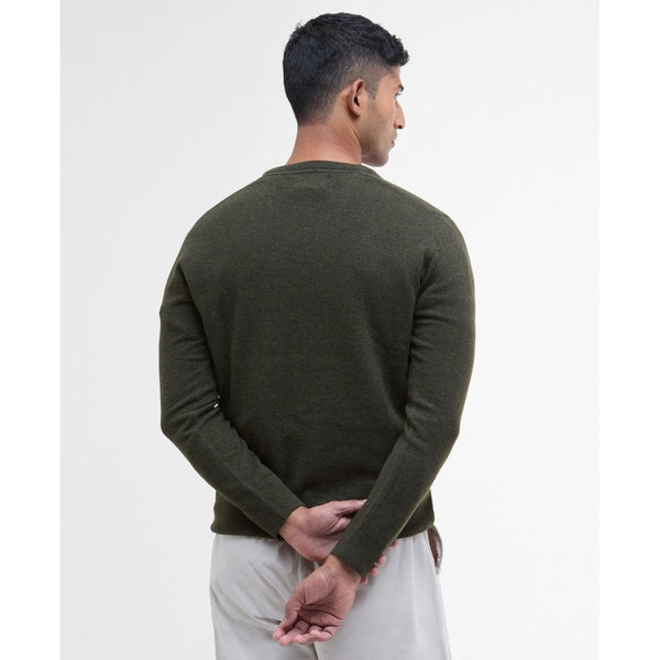 Essential Lambswool V Neck Sweater - Seaweed