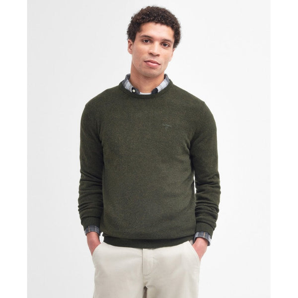 Essential Lambswool Crew Neck Jumper - Seaweed