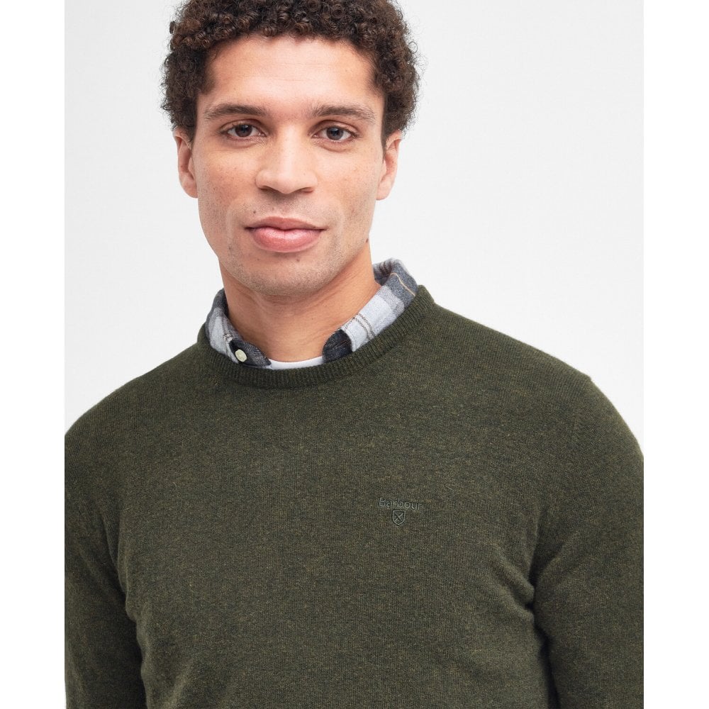 Essential Lambswool Crew Neck Jumper - Seaweed