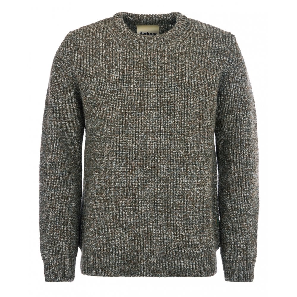 New Tyne Crew Neck Sweater in Derby Tweed
