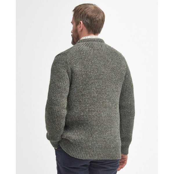 New Tyne Crew Neck Sweater in Derby Tweed