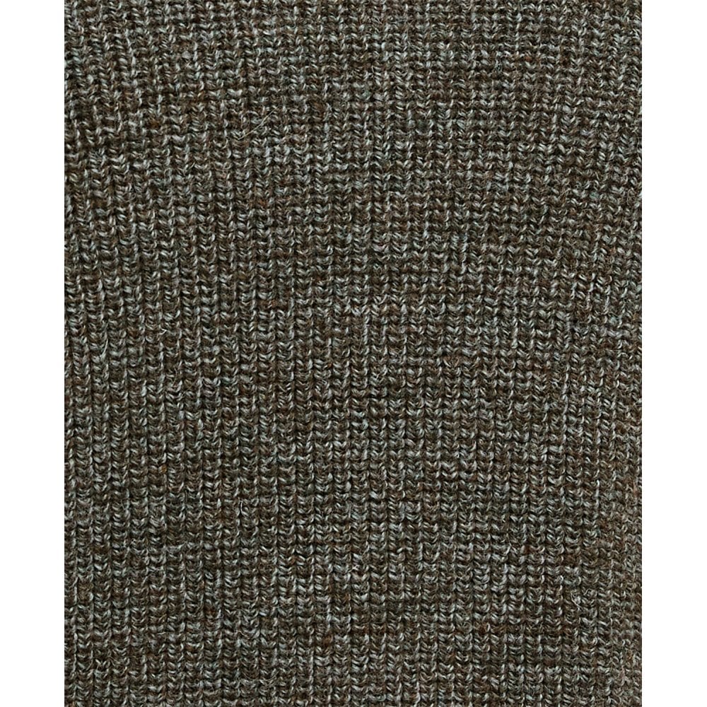 New Tyne Zip Neck Sweater in Derby Tweed