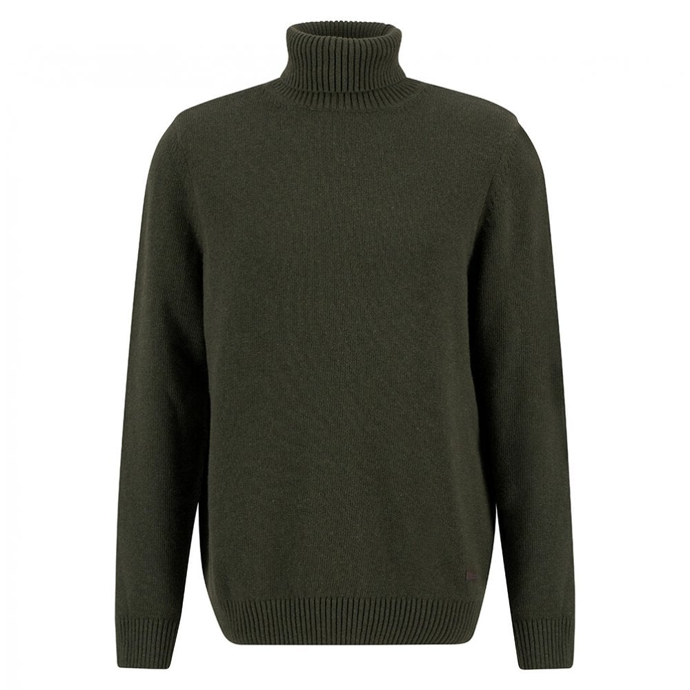 Kelp Roll Neck Jumper - Olive