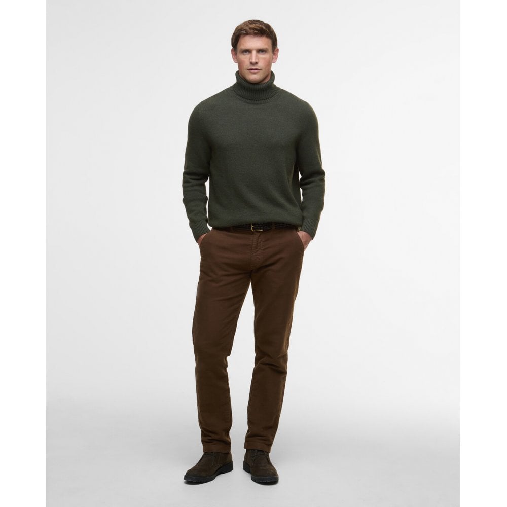 Kelp Roll Neck Jumper - Olive