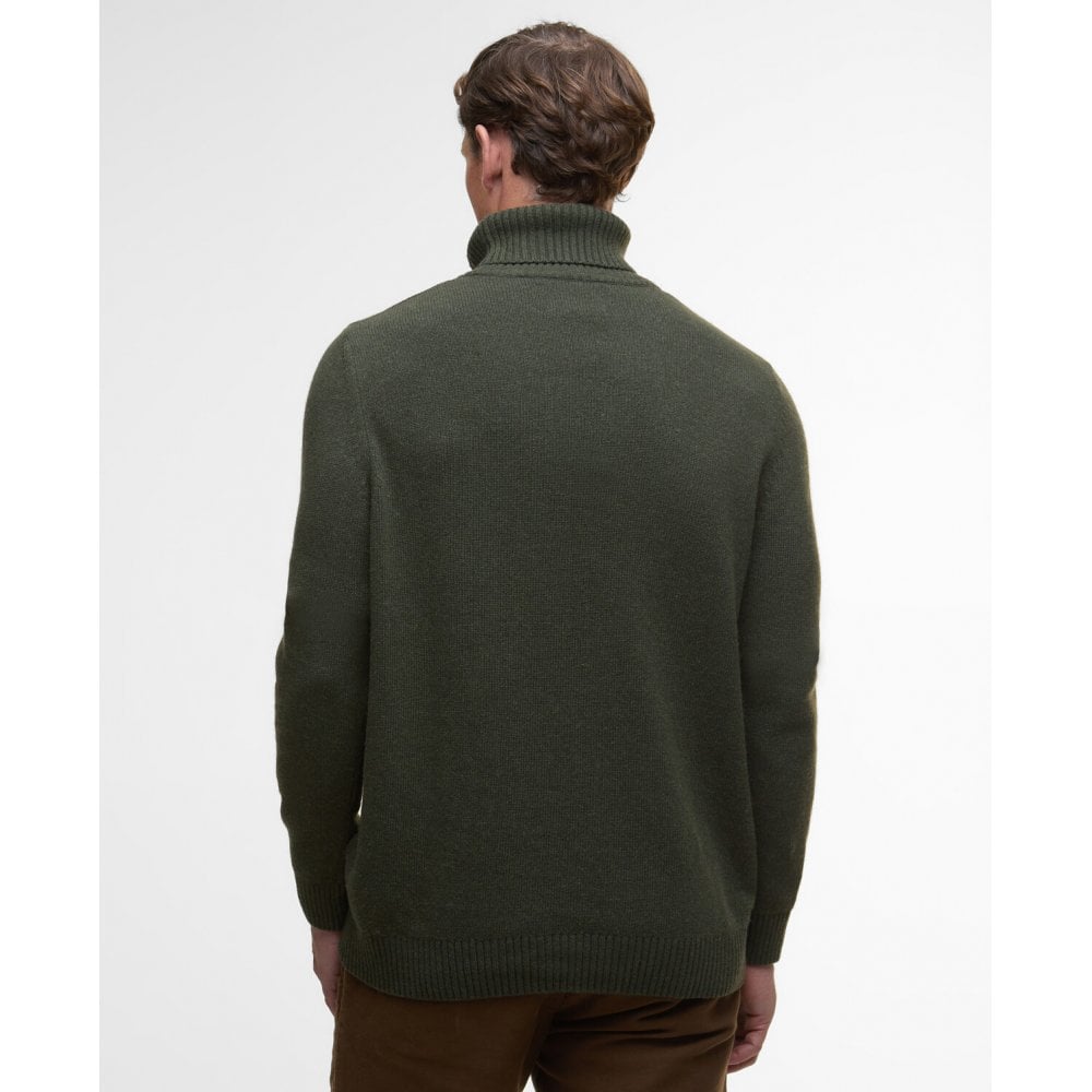Kelp Roll Neck Jumper - Olive
