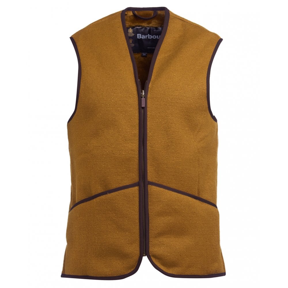 Warm Pile Waistcoat/Zip-In Liner in Brown