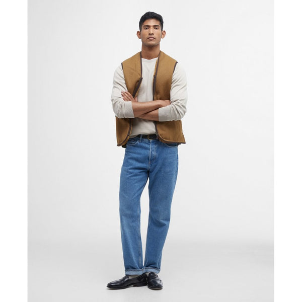 Warm Pile Waistcoat/Zip-In Liner in Brown