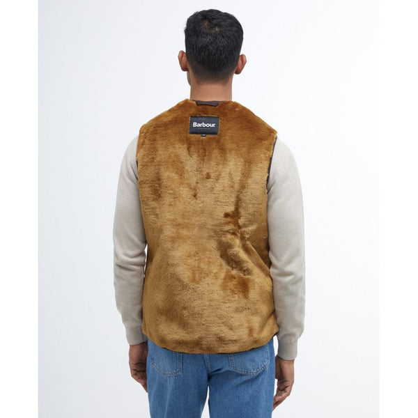 Warm Pile Waistcoat/Zip-In Liner in Brown