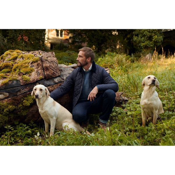 Liddesdale Quilted Jacket in Navy