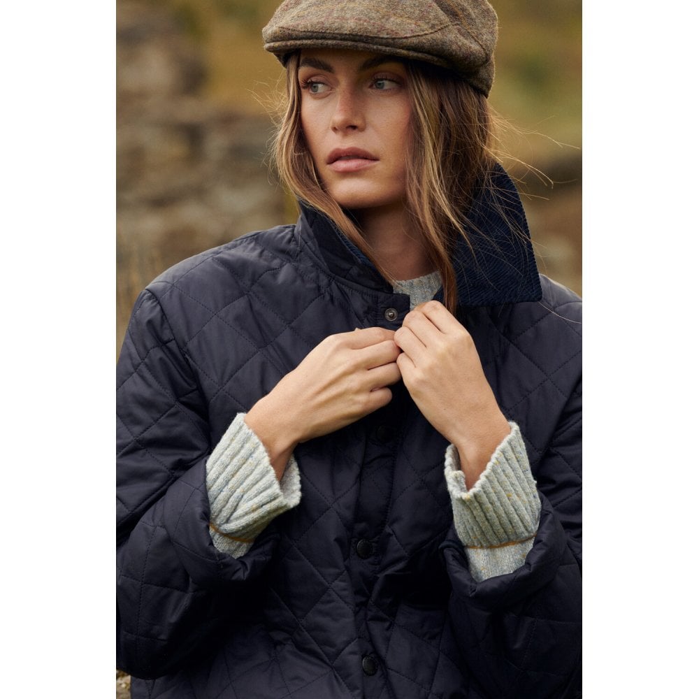 Liddesdale Quilted Jacket in Navy